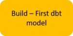 first dbt model